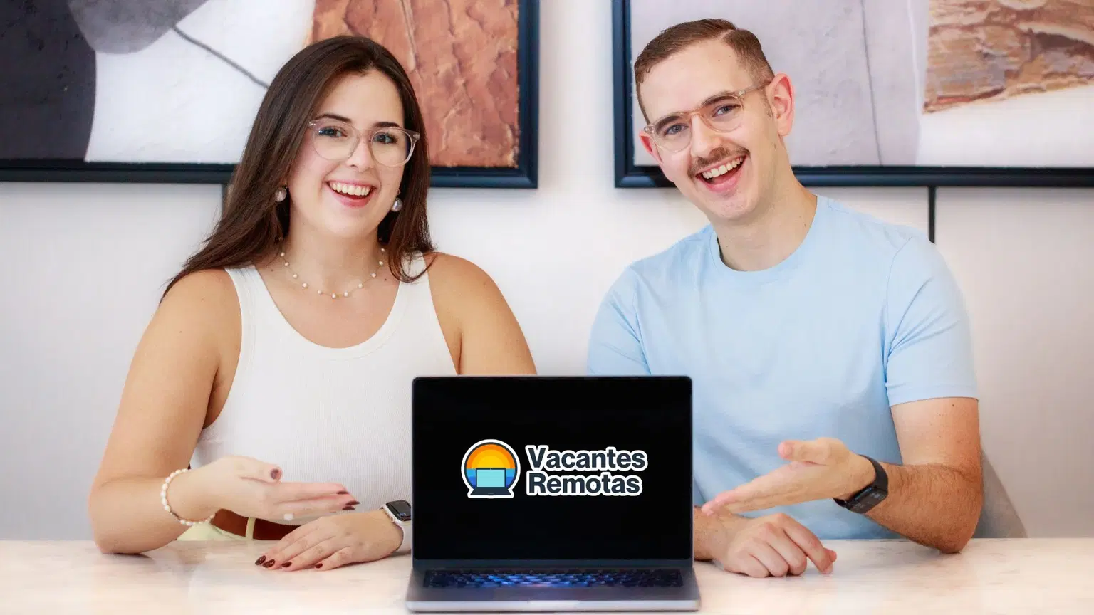 Carla y Diego, fundadores de Vacantes Remotas